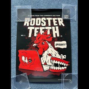 2016 Rooster Teeth Halloween Comic Book Limited Edition Poster 24x16